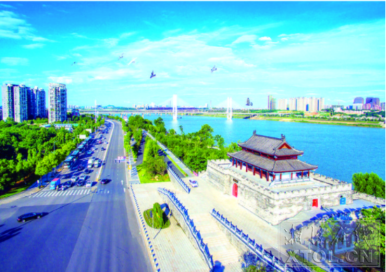 湘江河西風(fēng)光帶。